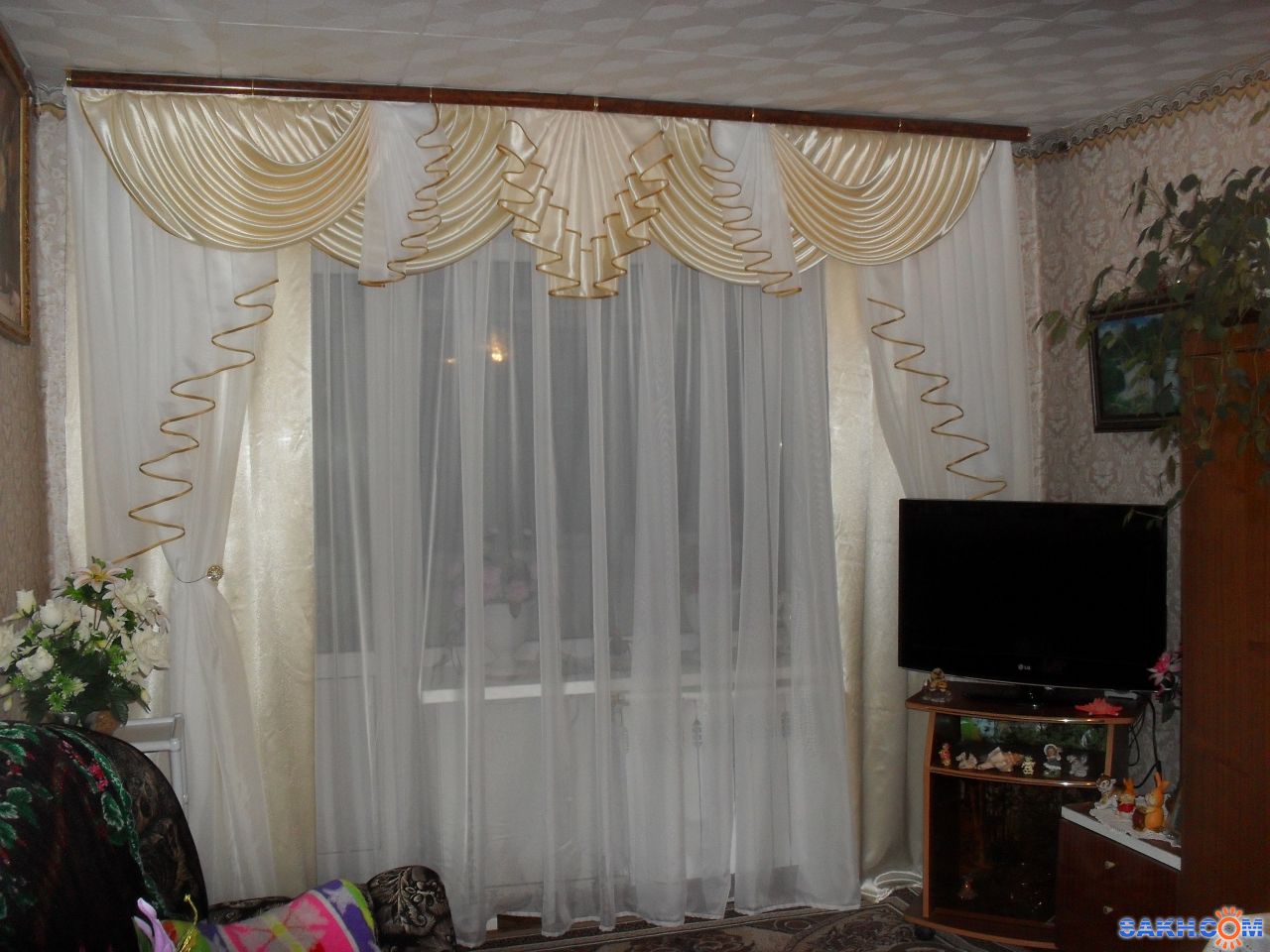 Шторы из органзы фото. Шторы из органзы фото.